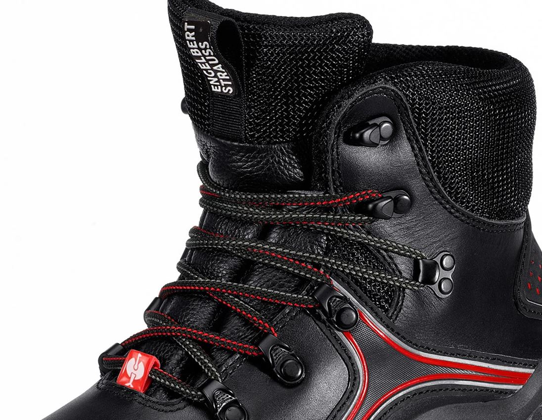 Charpentier / Couvreur_Chaussures: S3 e.s. Chaussures de sécurité Avior + noir/rouge 2