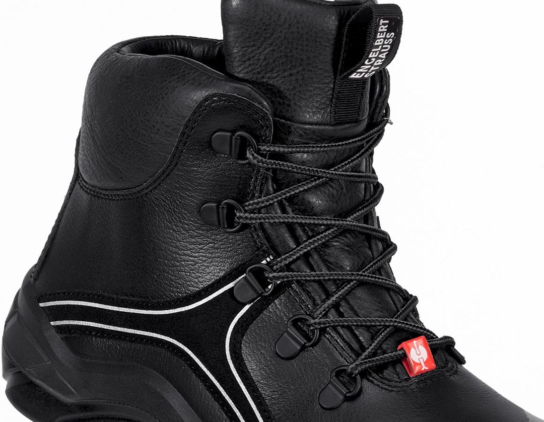 Charpentier / Couvreur_Chaussures: e.s. S3 Chaussures hautes de sécurité Hadar + noir/blanc 2