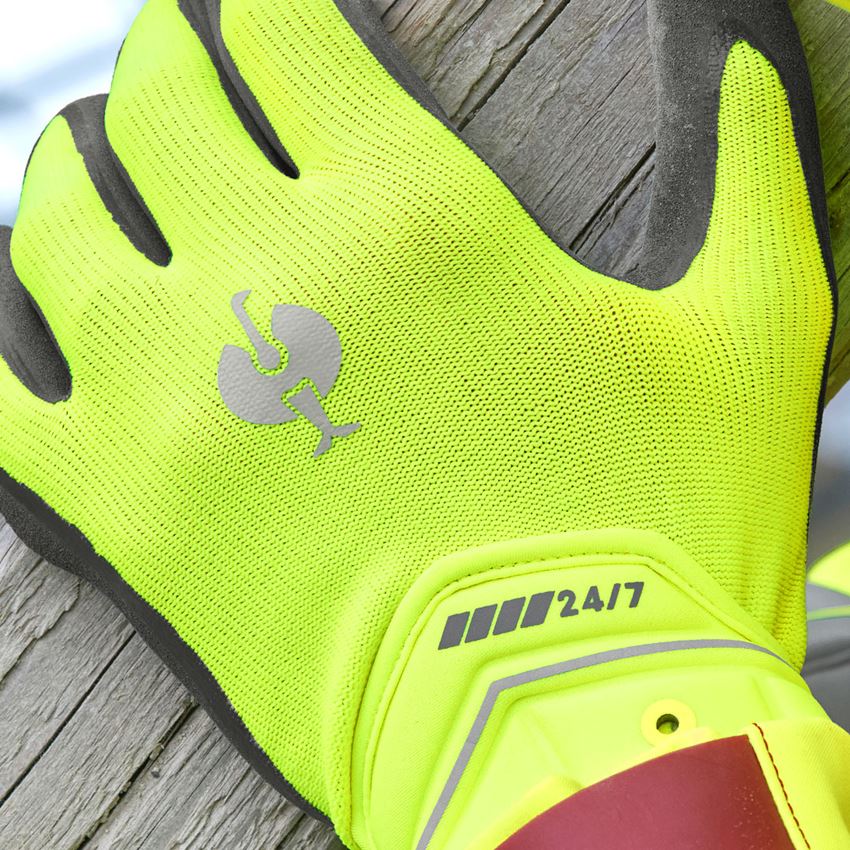 Thèmes: Gants hybrides e.s.motion 24/7 + jaune fluo/anthracite 2