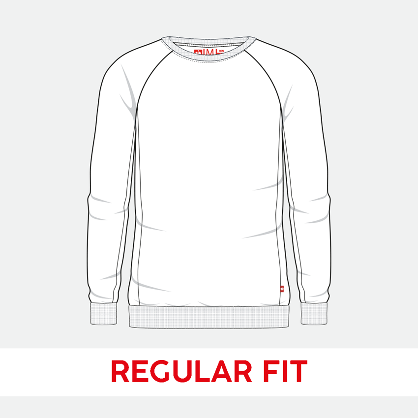 Shirts & Co.: e.s. Sweatshirt cotton stretch + alkaliblau 2