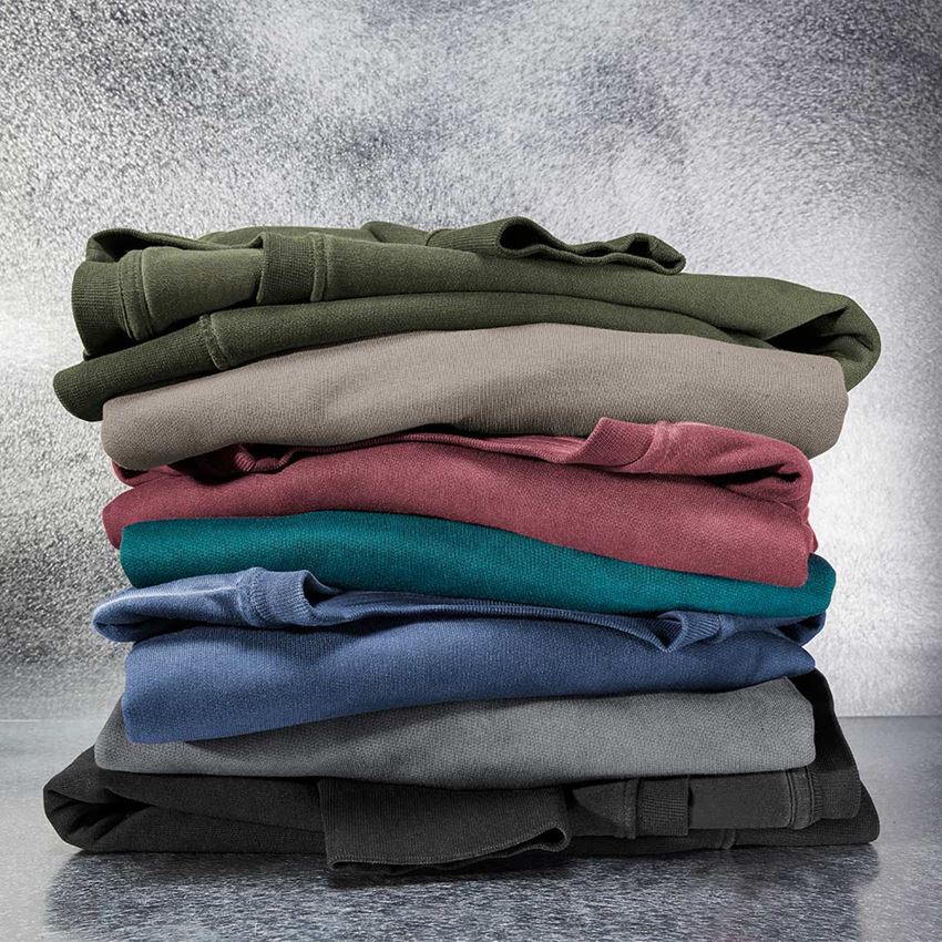 Shirts & Co.: e.s. Sweatshirt vintage poly cotton + tarngrün vintage 2