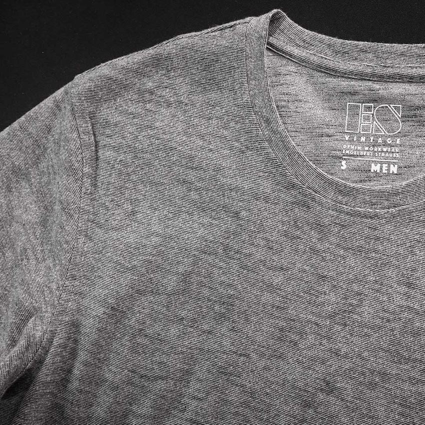 Shirts & Co.: T-Shirt e.s.vintage + schwarz melange 2