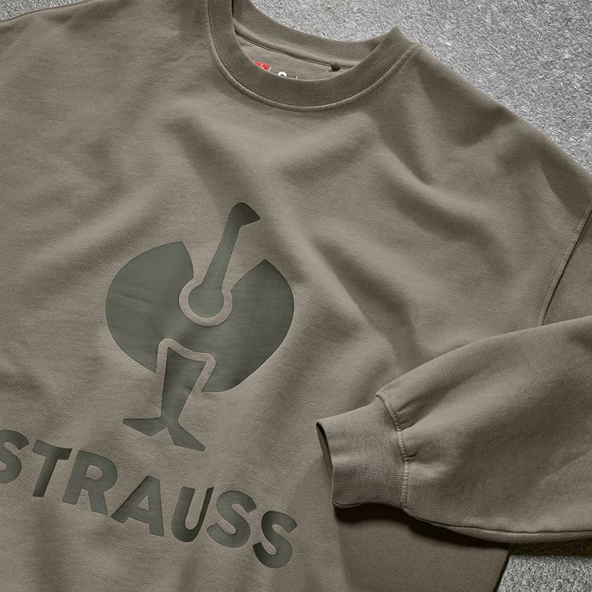 Thèmes: Sweatshirt Oversize e.s.motion ten + vert marais vintage 2