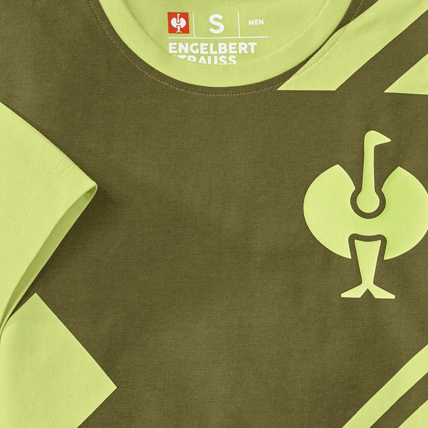 Hauts: T-Shirt e.s.trail graphic + vert genévrier/vert citron 2