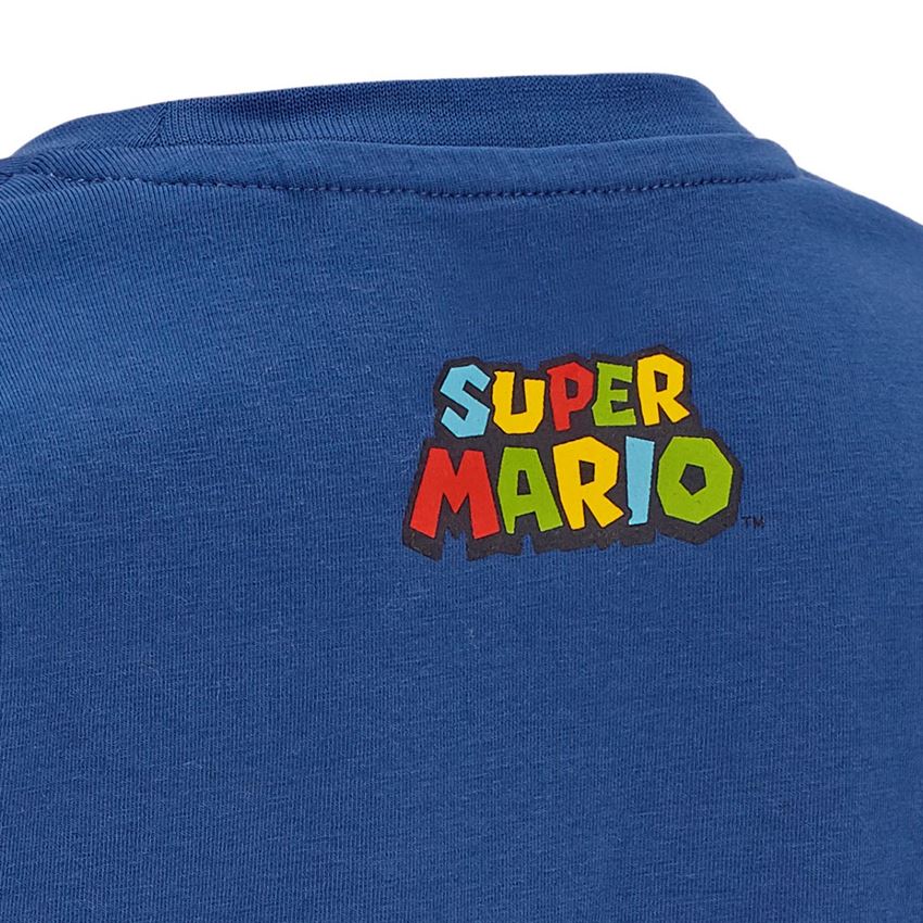 Kollaborationen: Super Mario T-Shirt, Kinder + alkaliblau 2