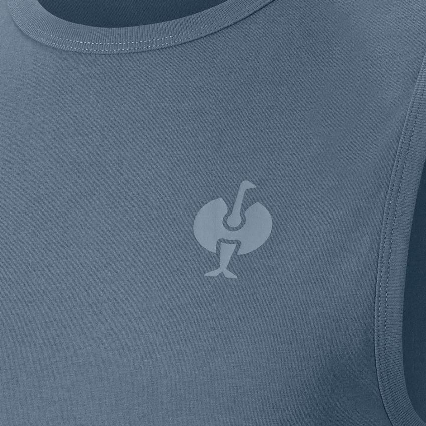 Bekleidung: Athletik-Shirt e.s.iconic + oxidblau 2