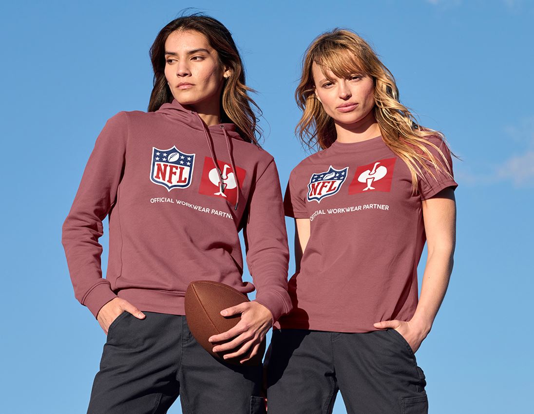 Kollaborationen: NFL T-Shirt cotton, ladies + oxidrot 2