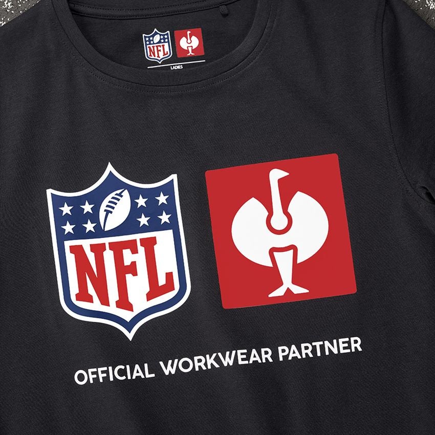 Collaborations: NFL T-Shirt cotton, ladies + noir 2