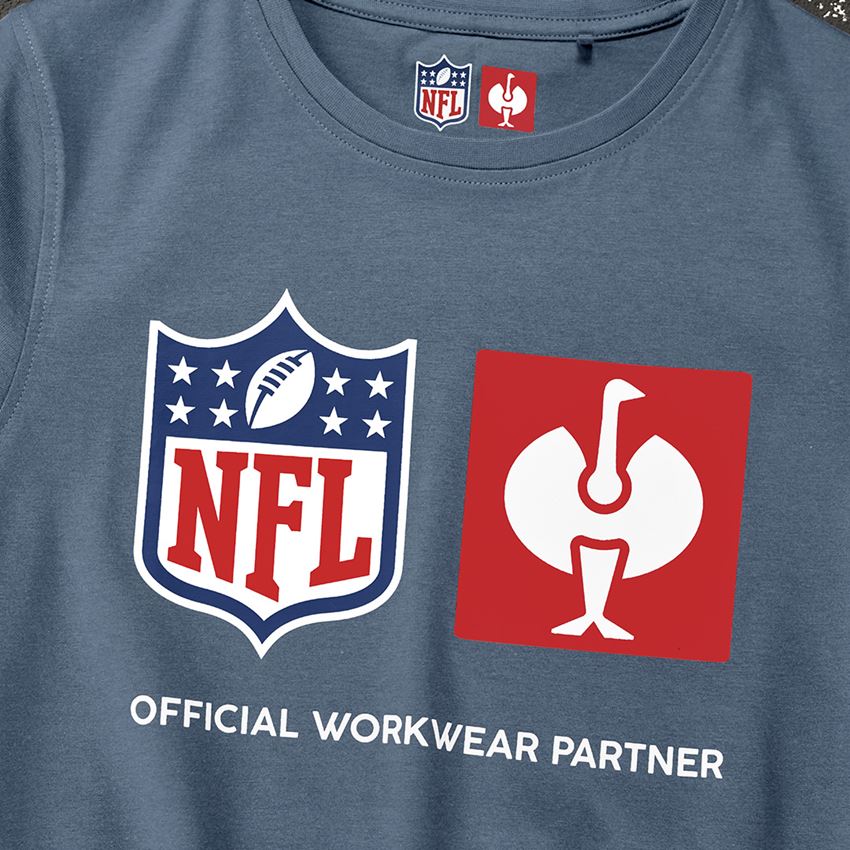 Bekleidung: NFL T-Shirt cotton, ladies + oxidblau 2