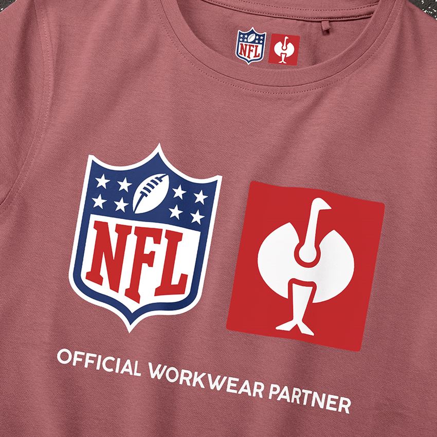 Kollaborationen: NFL T-Shirt cotton, ladies + oxidrot 2