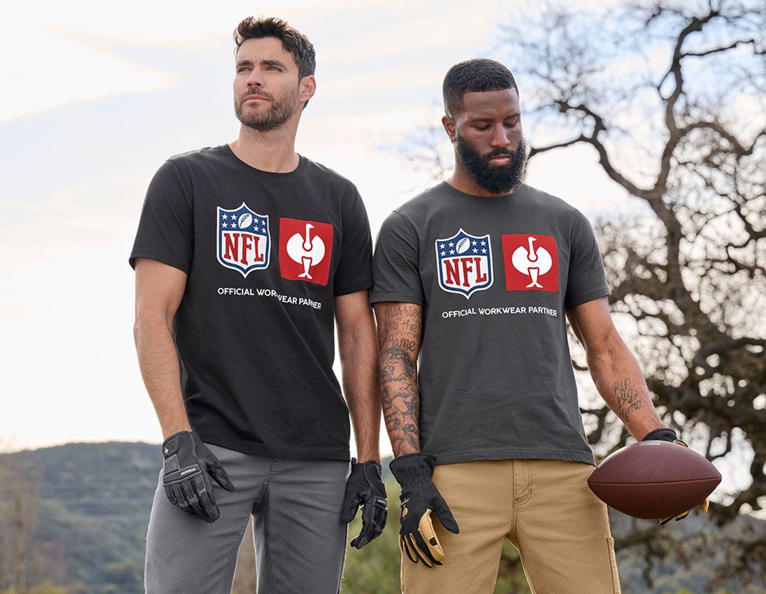 Bekleidung: NFL T-Shirt cotton + schwarz 4