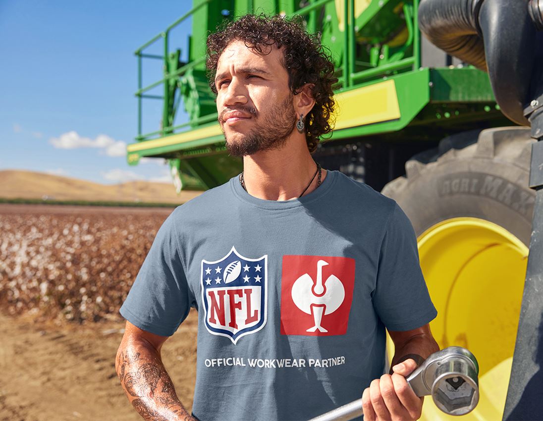 Shirts & Co.: NFL T-Shirt cotton + oxidblau 1