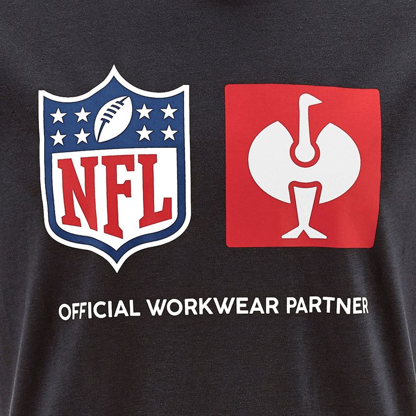 Vêtements: NFL T-Shirt cotton + noir 2