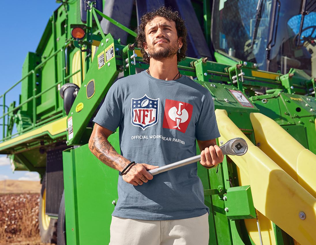 Vêtements: NFL T-Shirt cotton + bleu oxyde