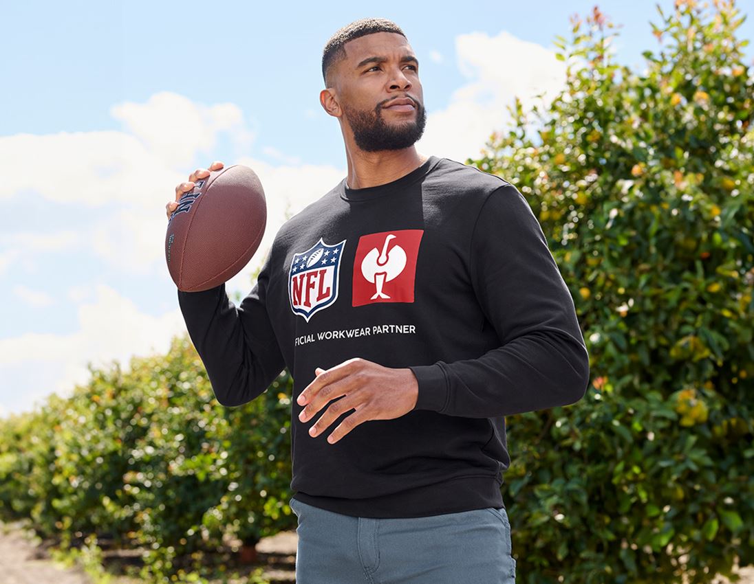 Collaborations: NFL Sweatshirt cotton + noir