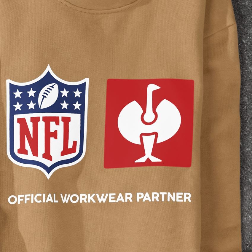 Collaborations: NFL Sweatshirt cotton + brun amande 2