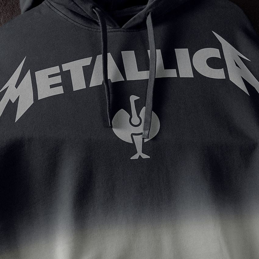 Shirts & Co.: Metallica cotton hoodie, ladies + schwarz/granit 2
