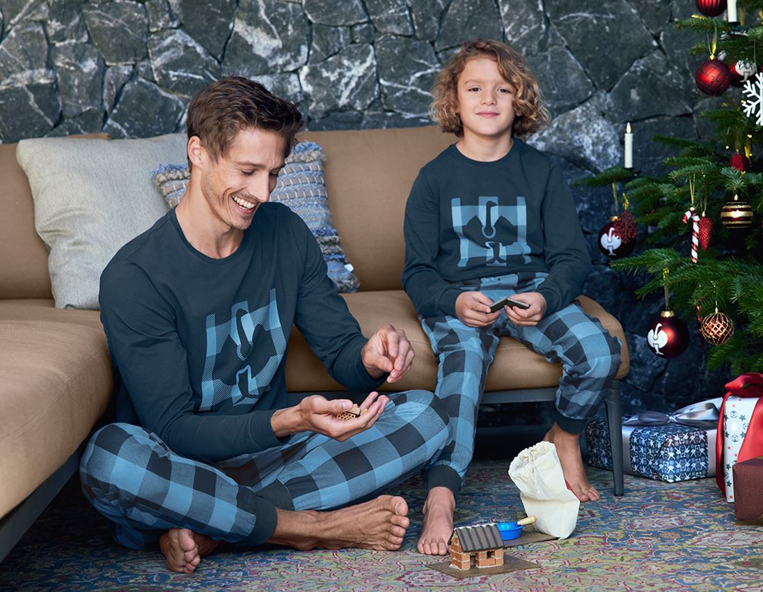 Geschenkideen: e.s. Pyjama Longsleeve, Kinder + schattenblau 1