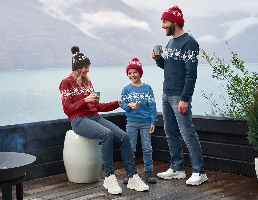 Geschenkideen: e.s. Norweger Sweatshirt, Kinder + baltikblau 1
