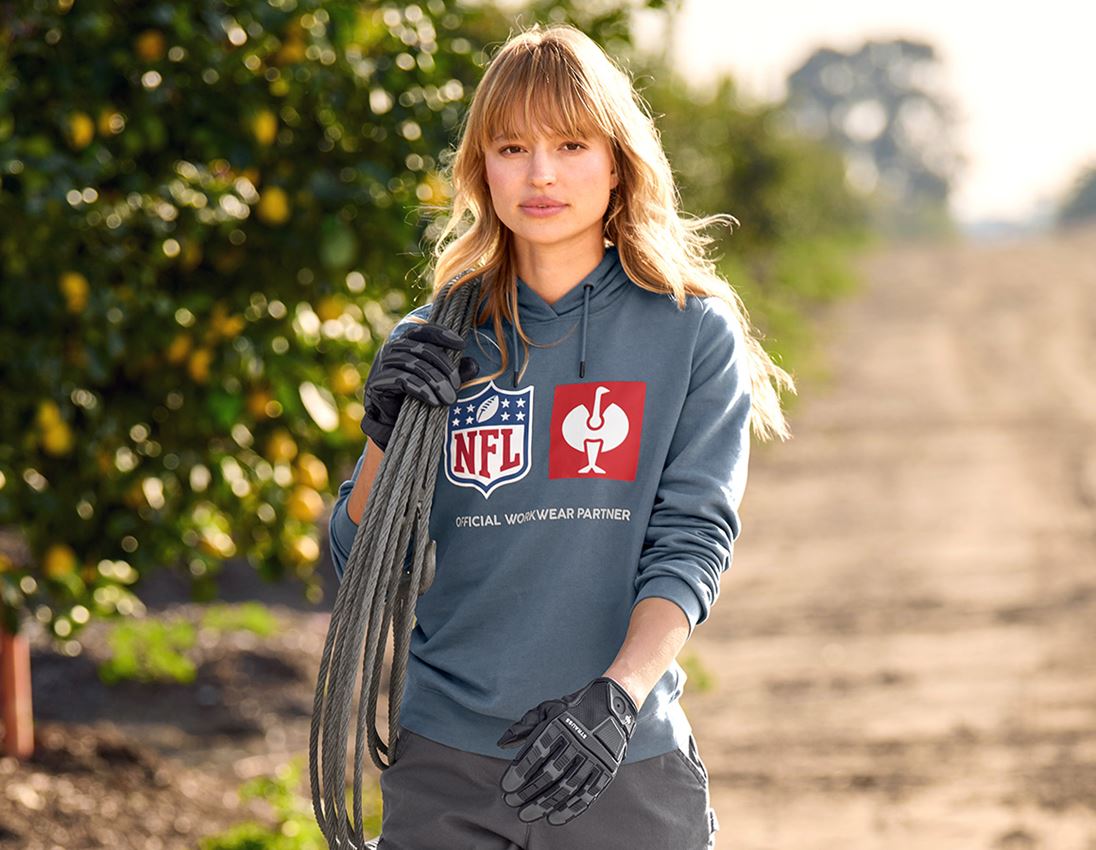 Bekleidung: NFL Hoodie cotton, ladies + oxidblau 1