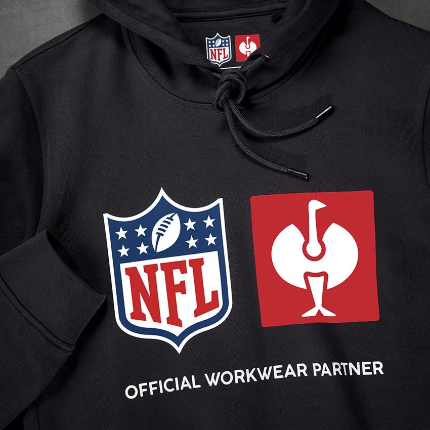 Collaborations: NFL Hoodie cotton, ladies + noir 2