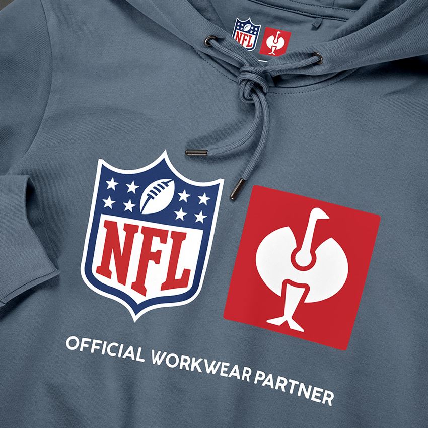 Bekleidung: NFL Hoodie cotton, ladies + oxidblau 2