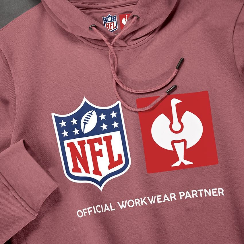 Bekleidung: NFL Hoodie cotton, ladies + oxidrot 2