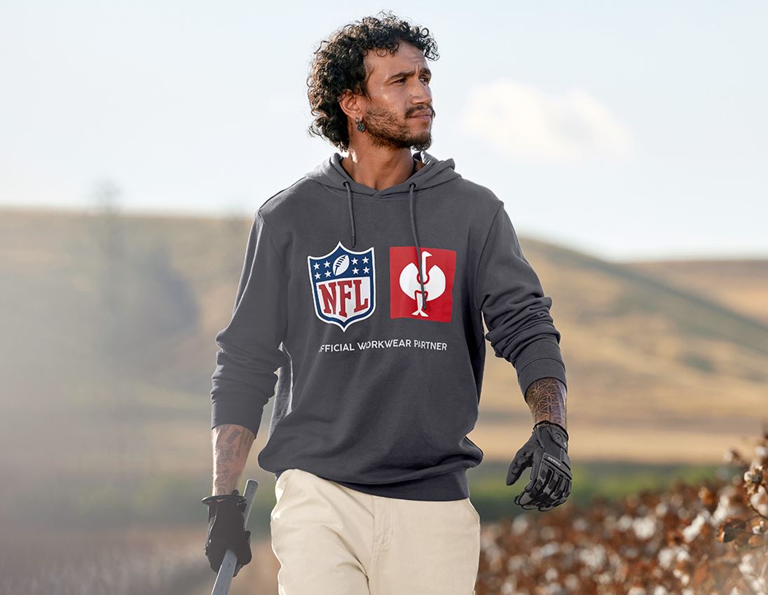 Bekleidung: NFL Hoodie cotton + carbongrau 3