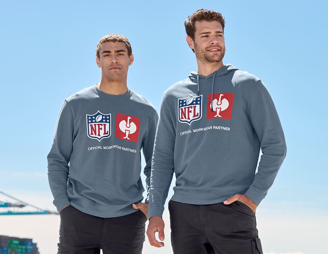 Collaborations: NFL Hoodie cotton + bleu oxyde 3