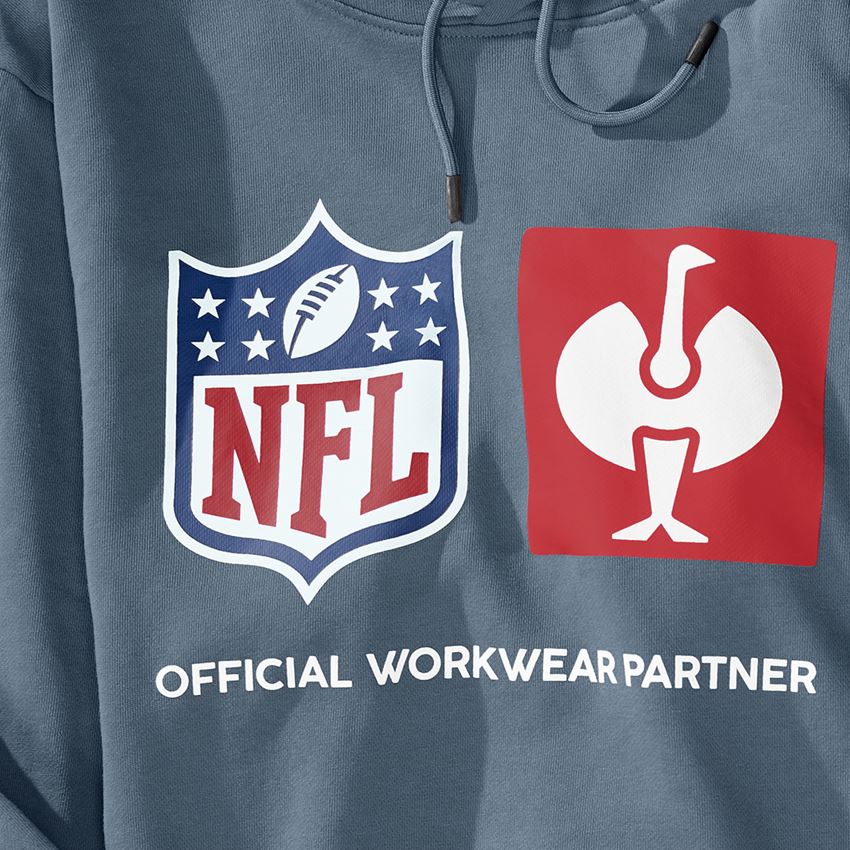 Collaborations: NFL Hoodie cotton + bleu oxyde 2