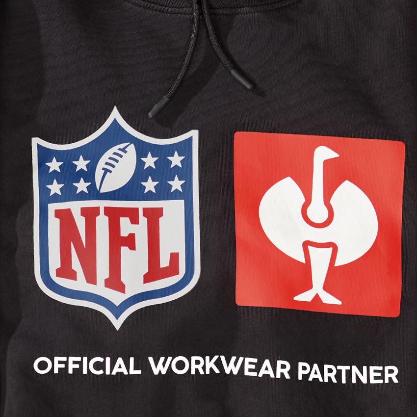 Bekleidung: NFL Hoodie cotton + schwarz 2