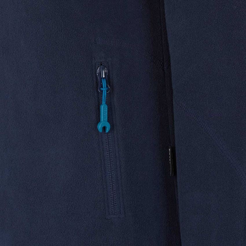 Jacken: Kapuzen Fleece Jacke e.s.motion 2020, Damen + dunkelblau 2