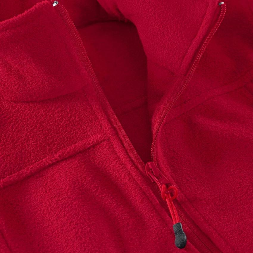 Vestes de travail: Veste en laine polaire e.s.classic, femmes + rouge 2