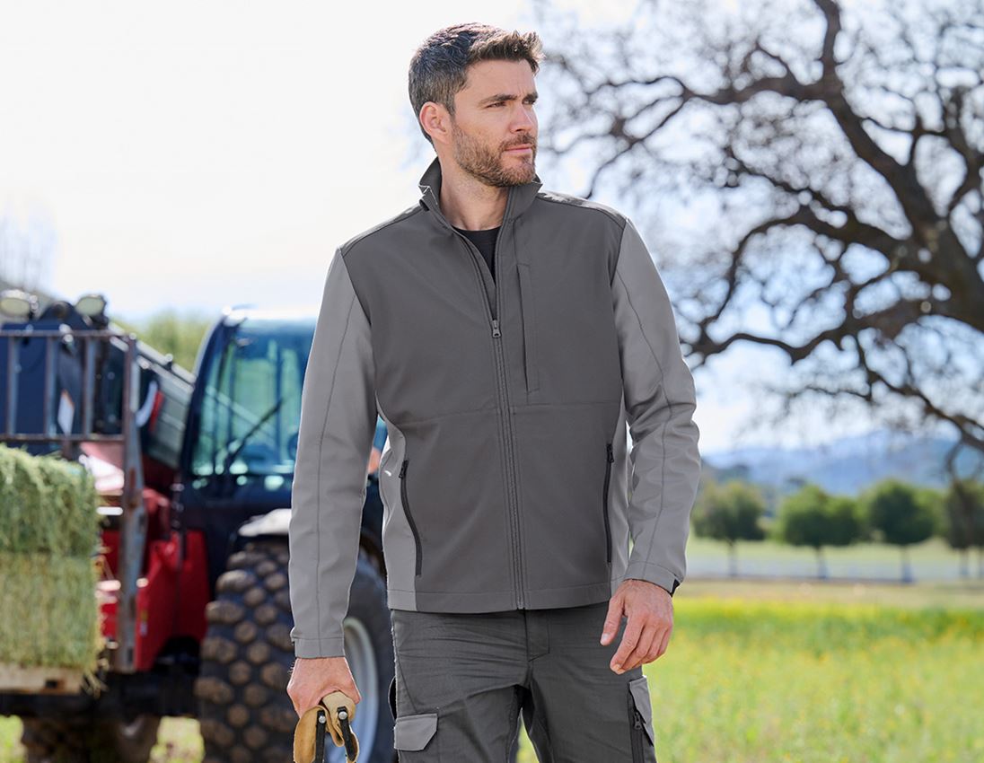 Bekleidung: Softshelljacke e.s.trail pure + carbongrau/basaltgrau 7