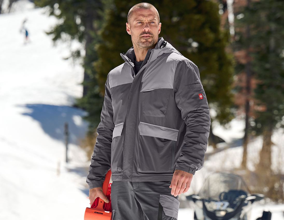 Bekleidung: Winterjacke e.s.trail pure + carbongrau/basaltgrau 2