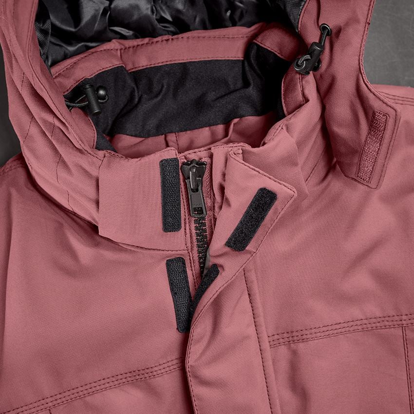 Bekleidung: Parka e.s.iconic, Damen + oxidrot 2