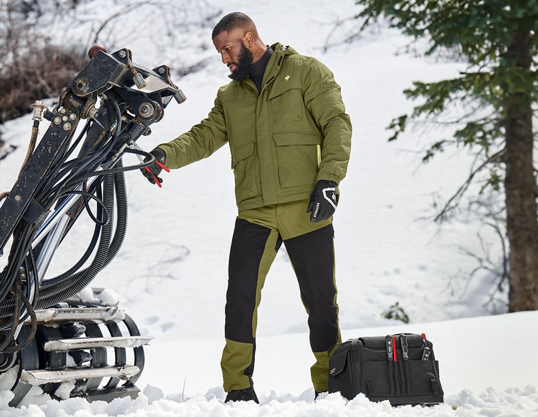 Jacken: Winterjacke e.s.trail + wacholdergrün/limegrün 3