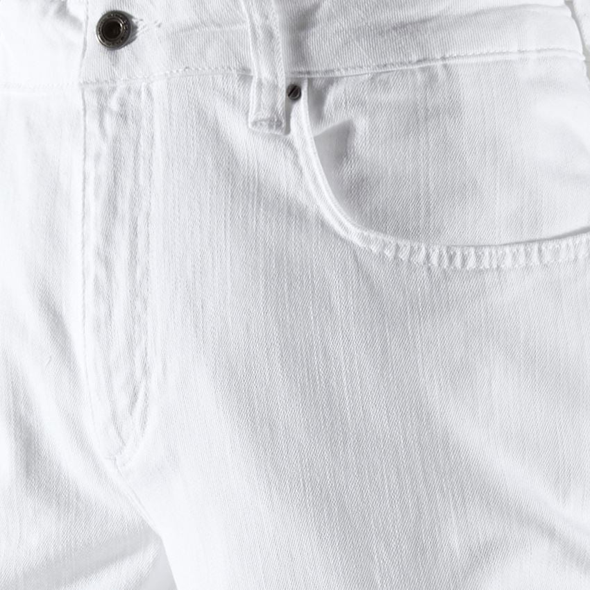 Hosen: e.s. 7-Pocket-Jeans + weiß 2