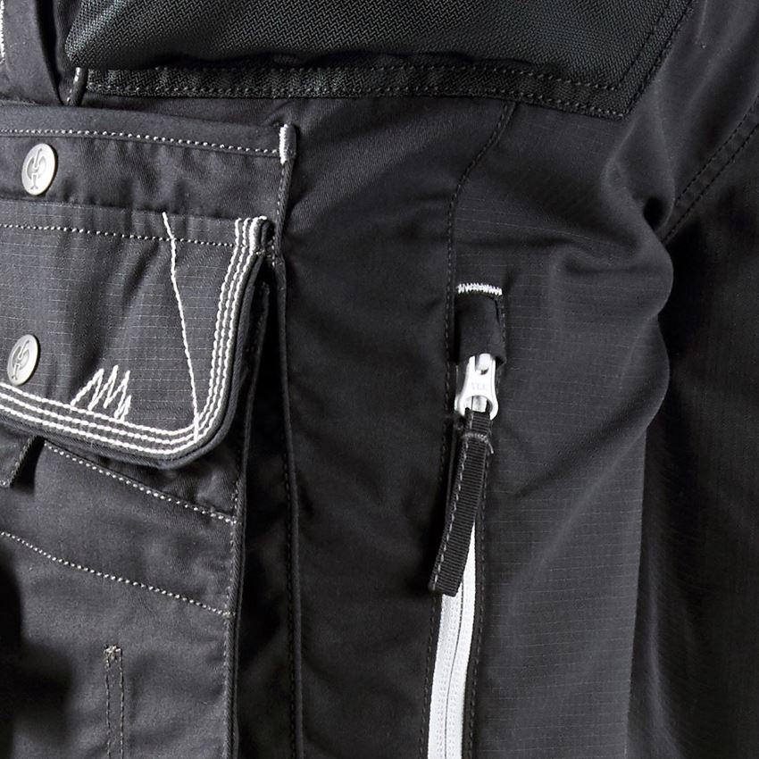 Pantalons de travail: Pantalon à taille élastique e.s.motion d’été + goudron/graphite/ciment 2
