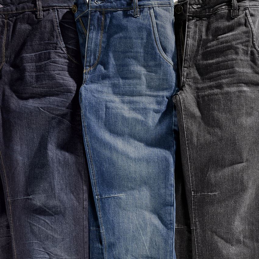 Pantalons de travail: e.s. Jeans à 5 poches POWERdenim + blackwashed 2