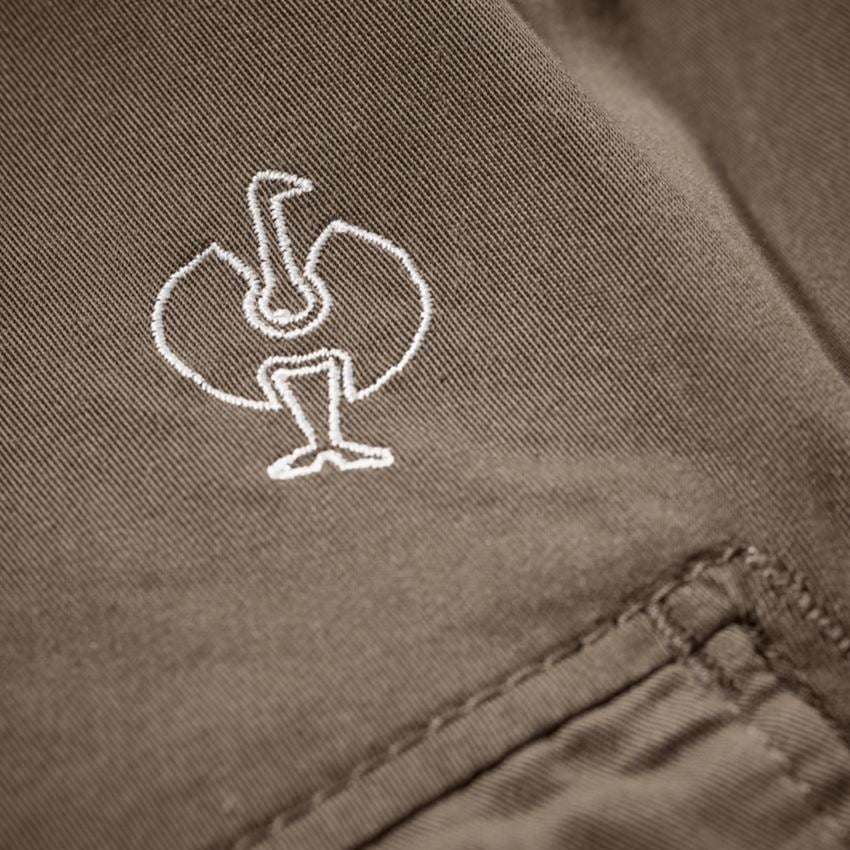 Pantalons de travail: Pantalon Cargo e.s. ventura vintage, femmes + brun ombre 2