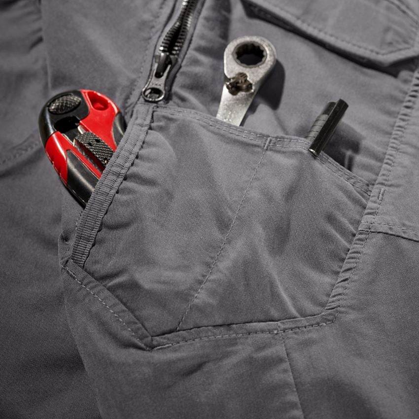 Pantalons de travail: Pantalon Cargo e.s. ventura vintage, femmes + gris basalte 2