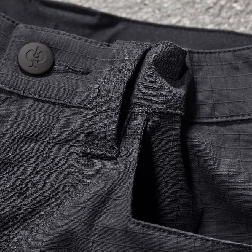 Pantalons: Pantalon à taille élast. e.s.concrete solid, enfa. + noir 2