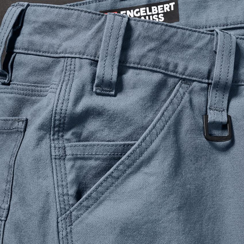 Pantalons de travail: Pantalon à taille élastique e.s.iconic + bleu oxyde 2