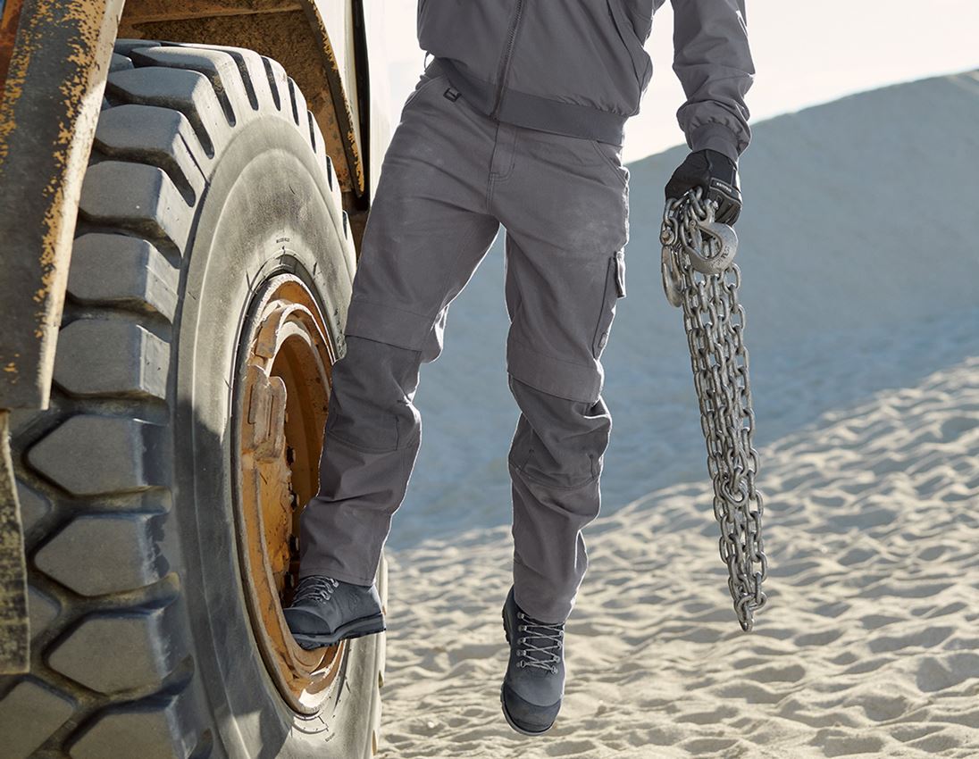 Vêtements: Pantalon de travail Worker e.s.iconic + gris carbone 2