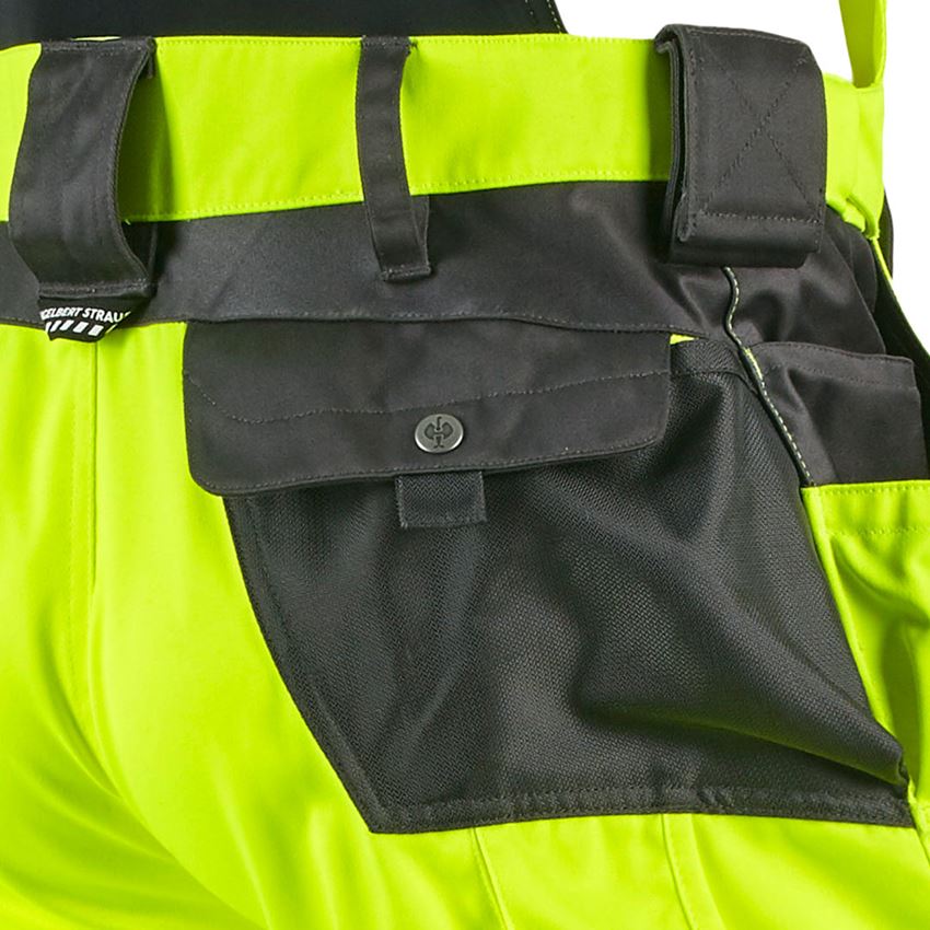 Pantalons de travail: Salopette de signalisation e.s.motion + jaune fluo/anthracite 2