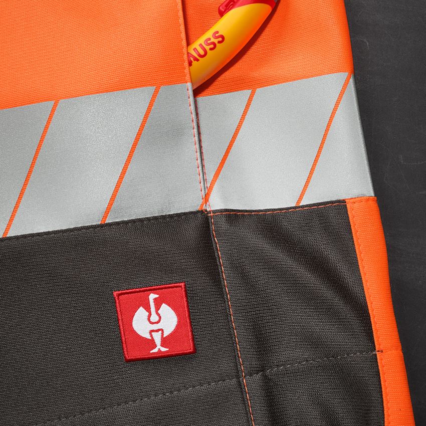 Gilets de travail: Gilet de signalisation e.s.motion 24/7 + orange fluo/anthracite 2