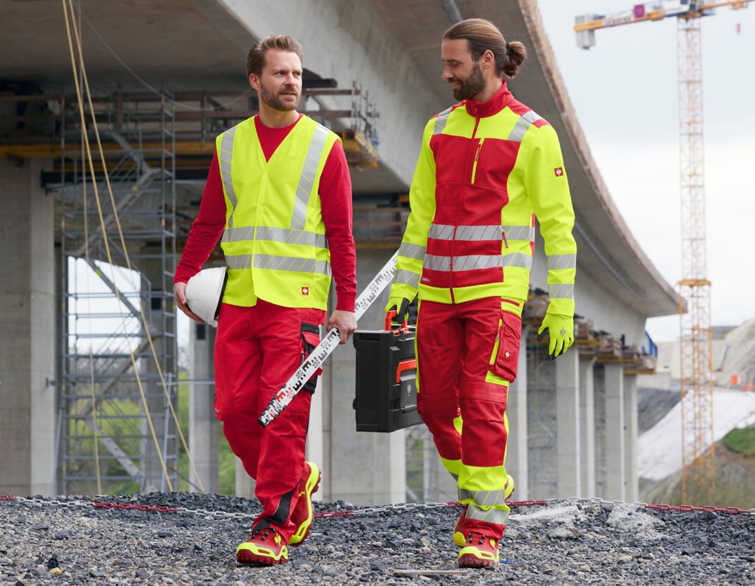 Gilets de travail: Gilet de signalisation e.s.motion 24/7 uni + jaune fluo 6