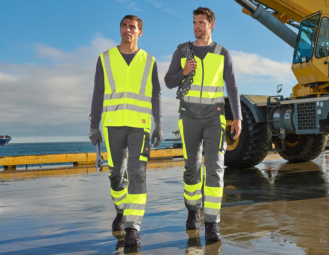 Gilets de travail: Gilet de signalisation e.s.motion 24/7 uni + jaune fluo 2