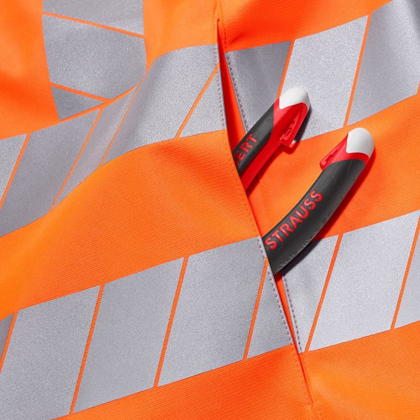 Gilets de travail: Gilet de signalisation e.s.motion 24/7 uni + orange fluo 2